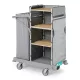  Green Hotel 940  Trolley with varnished metal stanchions and foldable bag holder, included covering