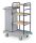  Green Hotel 941  Trolley with varnished metal stanchions and foldable bag holder