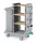  Green Hotel 944  Trolley with varnished metal stanchions and foldable bag holder, included covering with pockets