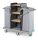Green Hotel 945 Trolley with Rilsan painted frames and foldable bag holders, included covering