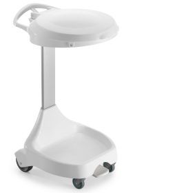   Smile W-20 zsáktartó, fehér, 120 literes zsákhoz pedálos