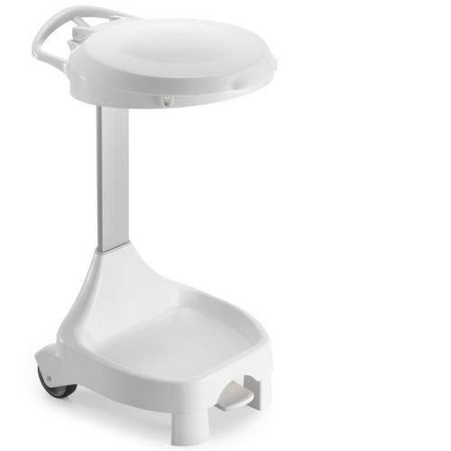 Smile W-70 pedálos zsáktartó, fehér 120 literes zsákhoz TTS