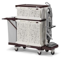   Magic Art 262-W Safety Plus szervízkocsi zárható AJTÓVAL KAPOK mintával  TTS