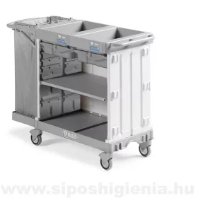    Magic Hotel 880B with drawers  Hotel trolley Basic version, with back panel and foldable bag holder, with two internal drawers