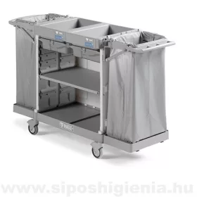   Magic Hotel 890B with drawers  Hotel trolley Basic version, with back panel and foldable bag holders, with two internal drawers
