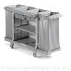  Magic Hotel 890B with drawers  Hotel trolley Basic version, with back panel and foldable bag holders, with two internal drawers