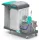 Magic Line 450S Takarítókocsi zsáktartóval, 2x15 liter vödörrel  TTS