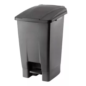   Pedálos szelektív hulladékgyűjtó FEKETE/Antracit 70 liter 455x530x743 mm