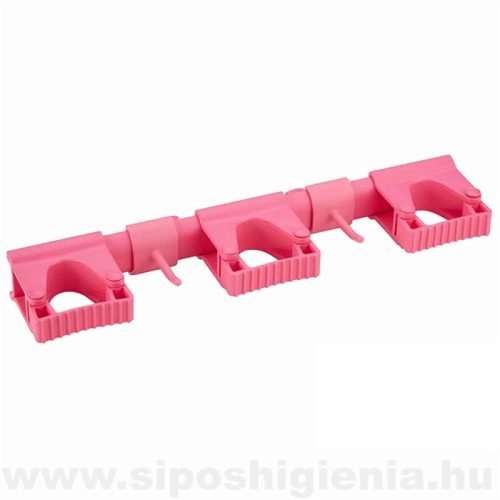 Fali konzol 5 eszközhöz PINK (3nyél+2 akasztó) 420mm Vikan