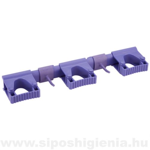 Fali konzol 5 eszközhöz LILA (3nyél+2 akasztó) 420mm Vikan