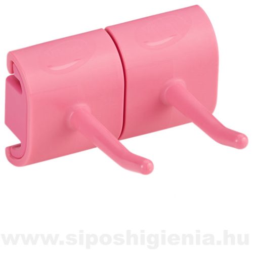Fali konzol 2 eszközhöz PINK 82mm Vikan