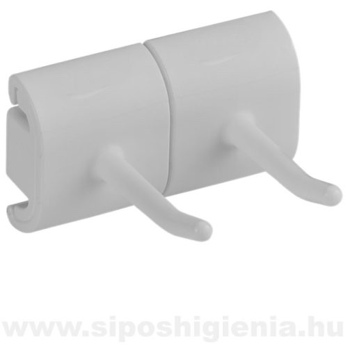 Fali konzol 2 eszközhöz FEHÉR 82mm Vikan