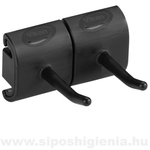 Fali konzol 2 eszközhöz FEKETE 82mm Vikan