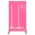 Árnyéktábla kerekes Pink háttér/fehér árnyék 2000x1150mm Vikan