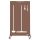 Árnyéktábla kerekes kétoldalas Barna háttér/fehér árnyék 2000x1150mm Vikan