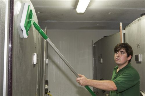 Ergonómikus nyél alu. zöld 1510mm, átm. 31mm Vikan