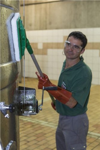 Ergonómikus nyél alu. zöld 1510mm, átm. 31mm Vikan