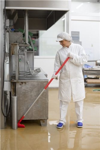 Ergonómikus nyél alu. piros 1510mm, átm. 31mm Vikan