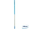 Ergonómikus nyél rozsdamentes acél kék 1510mm, Vikan