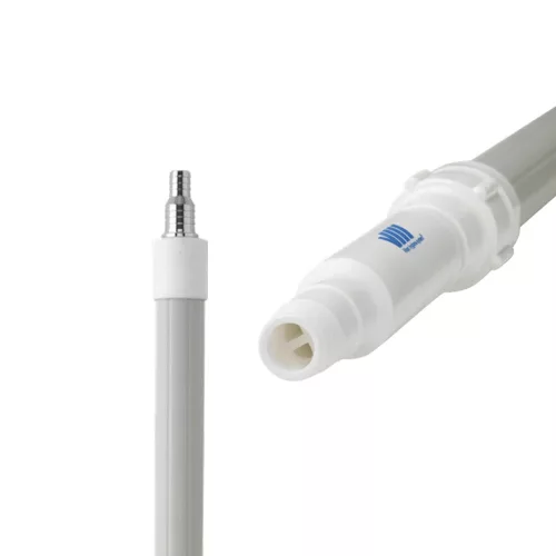 Ergonómikus teleszkópos nyél, vízáteresztő fehér 1615-2780mm Vikan