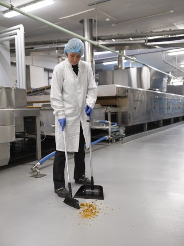 Lobby seprű fekete 260mm ferde menettel medium szálak Vikan