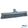 Seprű 410mm szürke erős/lágy szálak Vikan