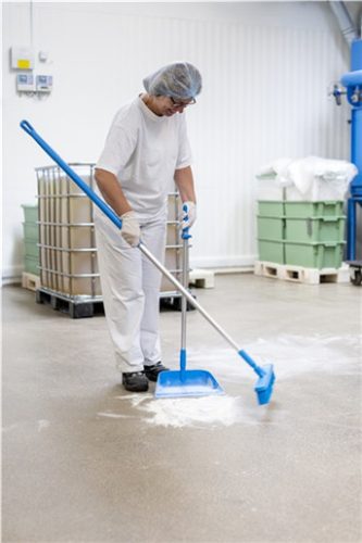 Seprű kék 410mm lágy hasított szálak Vikan