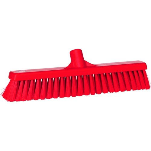Seprű piros 410mm közepes szálak Vikan