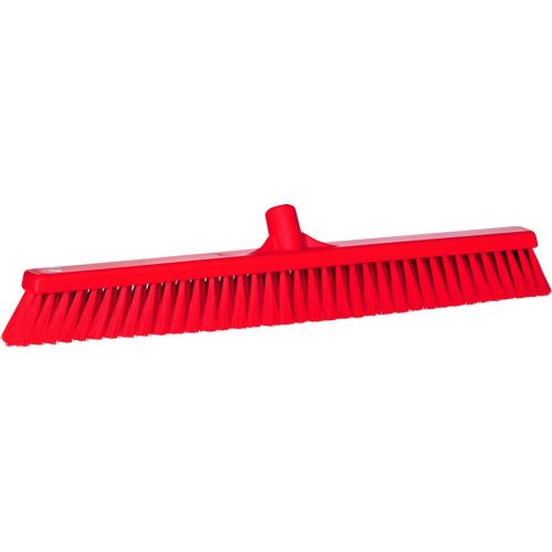Seprű piros 610mm közepes szálak Vikan