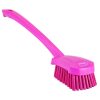 Hosszú nyelű kefe pink 415mm erős szálak Vikan