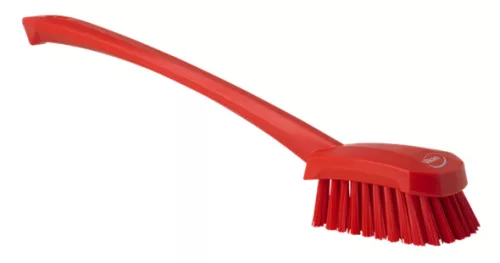 Hosszú nyelű kefe piros 415mm erős szálak Vikan