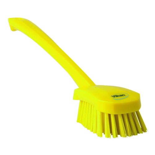 Hosszú nyelű kefe sárga 415mm erős szálak Vikan