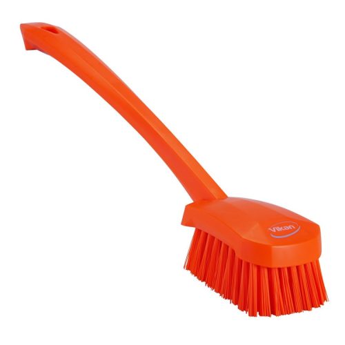 Hosszú nyelű kefe narancs 415mm erős szálak Vikan