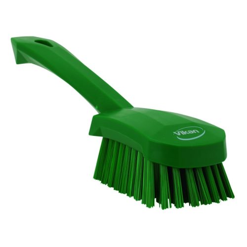 Rövid nyelű kefe zöld erős szálak 270mm Vikan