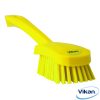 Rövid nyelű kefe sárga erős szálak 270mm Vikan