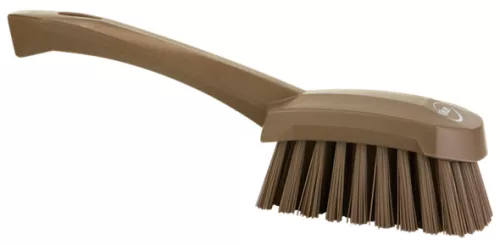 Rövid nyelű kefe Barna erős szálak 270mm Vikan