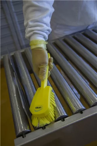Rövid nyelű kefe Sárga erős szálak 270mm Vikan