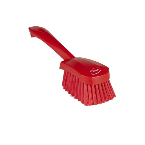 Rövidnyelű mosókefe PIROS 270mm lágy szálak Vikan