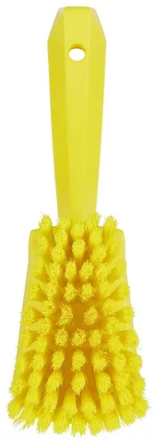 Rövidnyelű mosókefe SÁRGA 270mm lágy szálak Vikan