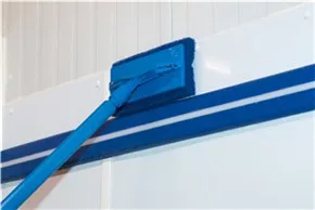 Padtartó csuklós, padlóra kék 230x95mm Vikan