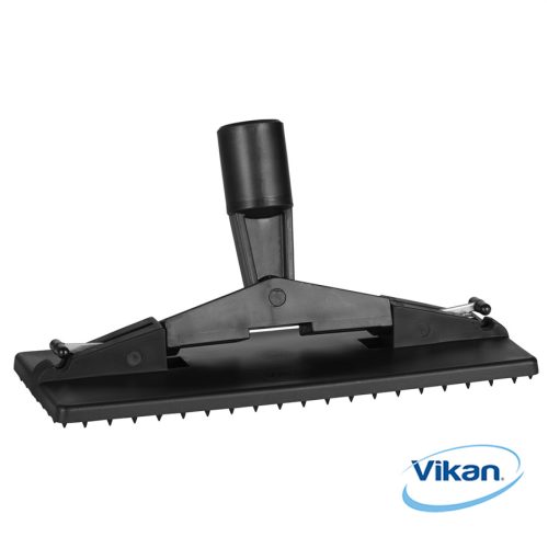 Padtartó csuklós, padlóra fekete 230x95mm Vikan
