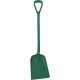 Lapát D markolattal, rövid nyéllel, 327x271mm fejjel zöld 1040mm Vikan