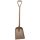 Lapát D markolattal, rövid nyéllel, 327x271mm fejjel barna 1040mm Vikan
