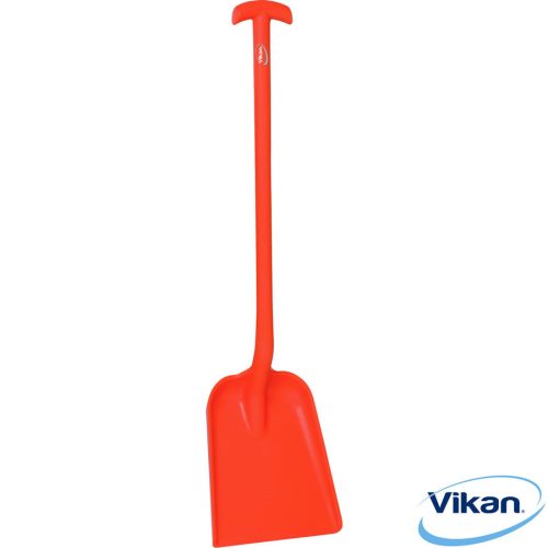 Lapát T markolattal rövid nyéllel, lapos lapátfejjel narancs 1035mm Vikan