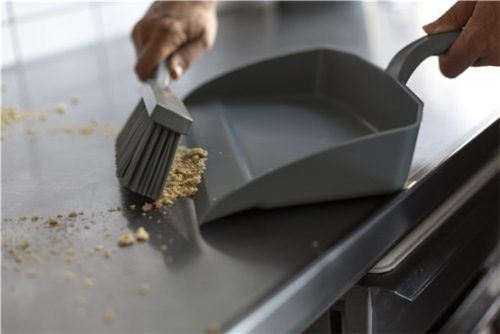 Szemeteslapát szürke 295x330mm Vikan