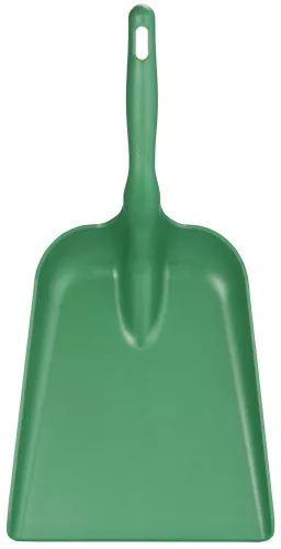 Kézi lapát, fém detektálható, 327 x 271 x 50 mm, 550 mm, zöld