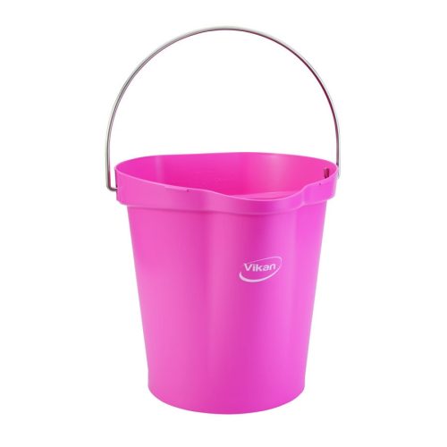 Élelmiszeripari vödör 12 liter PINK Vikan HACCP System