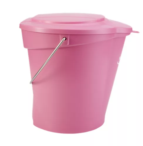 Élelmiszeripari vödör 12 liter PINK Vikan HACCP System