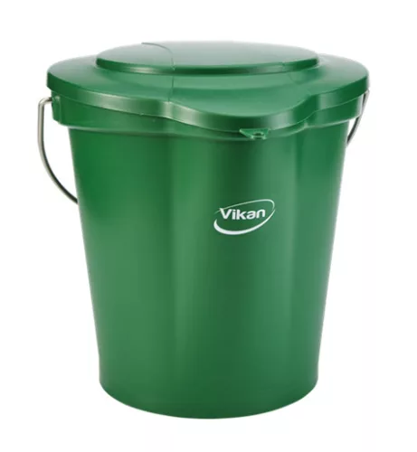 Élelmiszeripari Vödör 12 Liter ZÖLD Vikan HACCP System