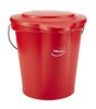 Élelmiszeripari Vödör 12 Liter piros Vikan HACCP System
